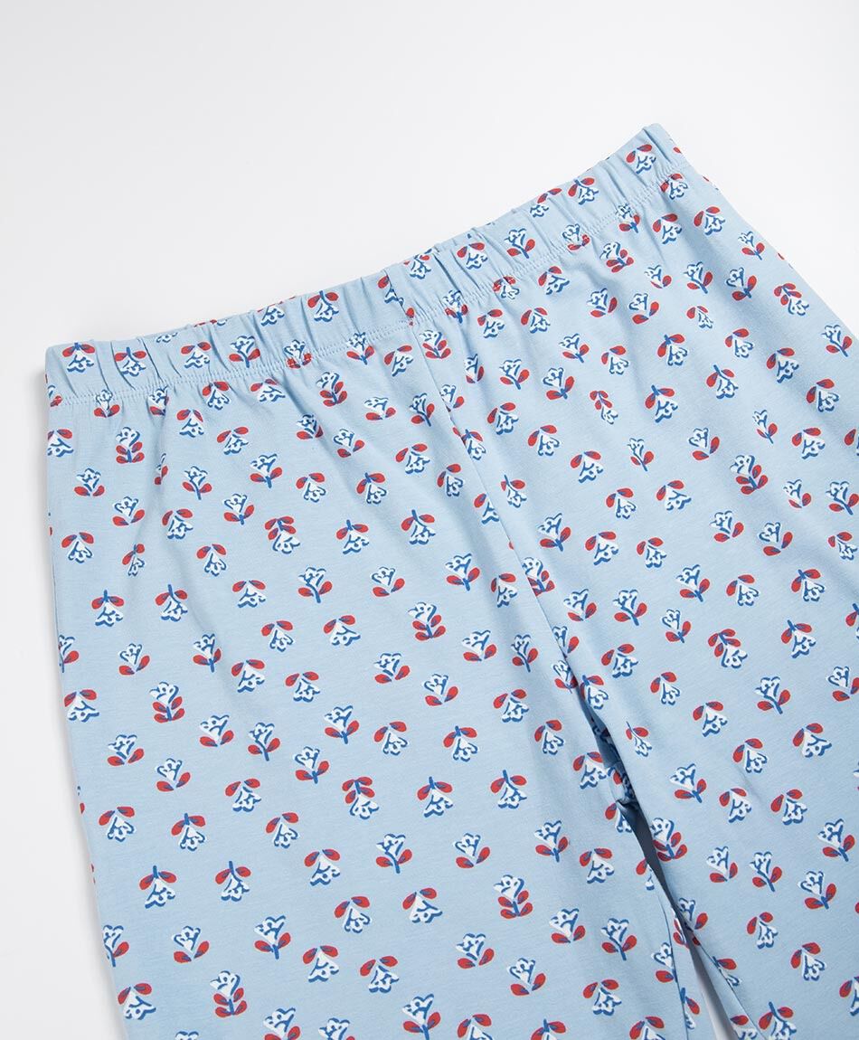 Pack 2 leggins ni&ntilde;a florcitas
