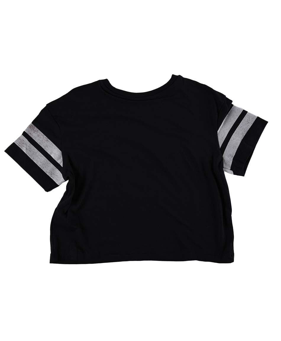 Polera manga corta cuello redondo