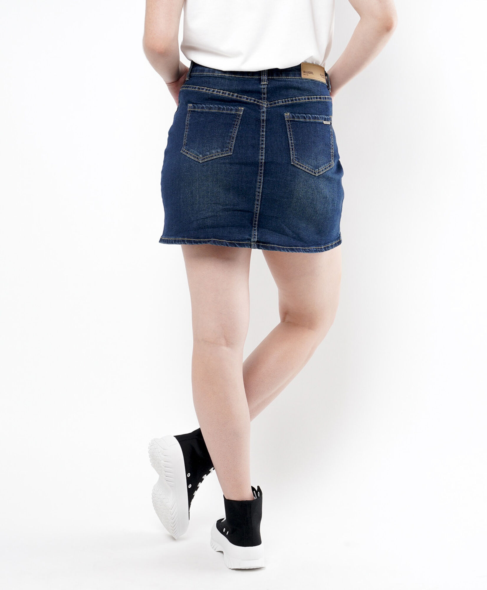 Falda mujer denim cortes Falda mujer denim cortes