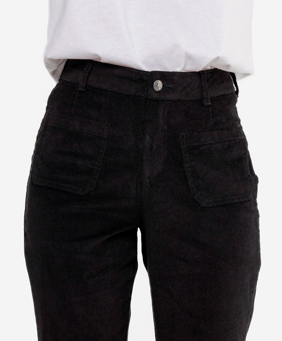 Pantal&oacute;n mujer corderoy flare