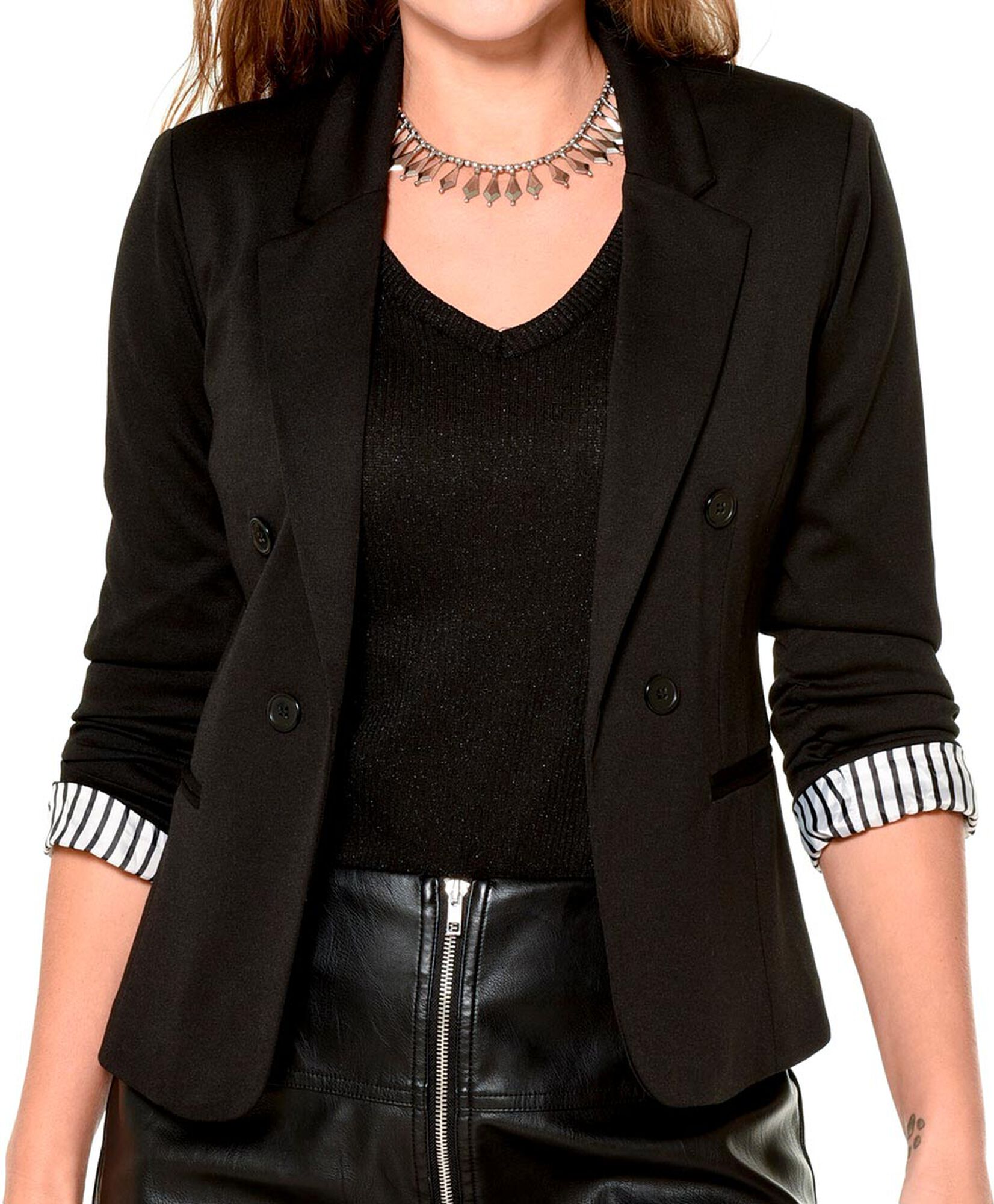 Blazer jersey entallado Blazer jersey entallado