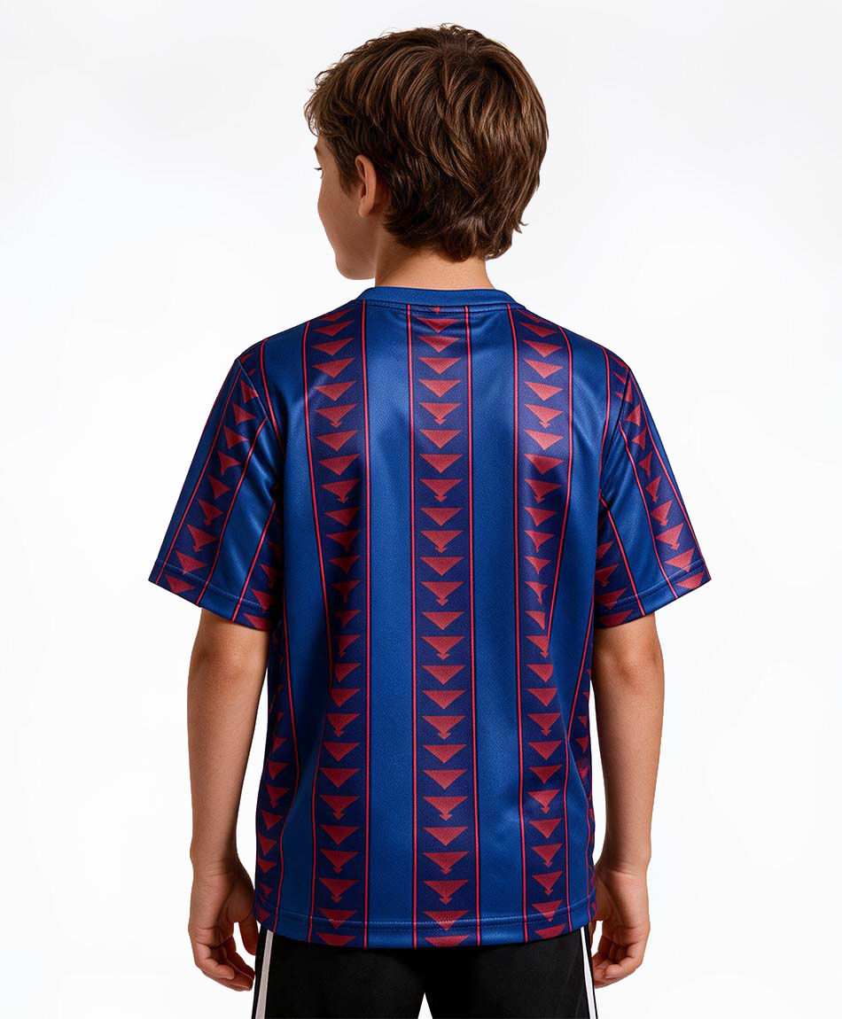 Polera ni&ntilde;o f&uacute;tbol barcelona