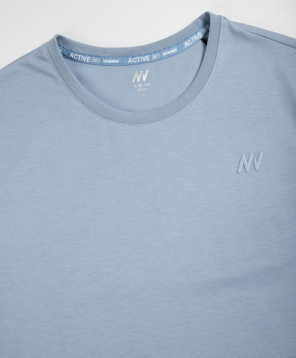Polera deportiva hombre lisa