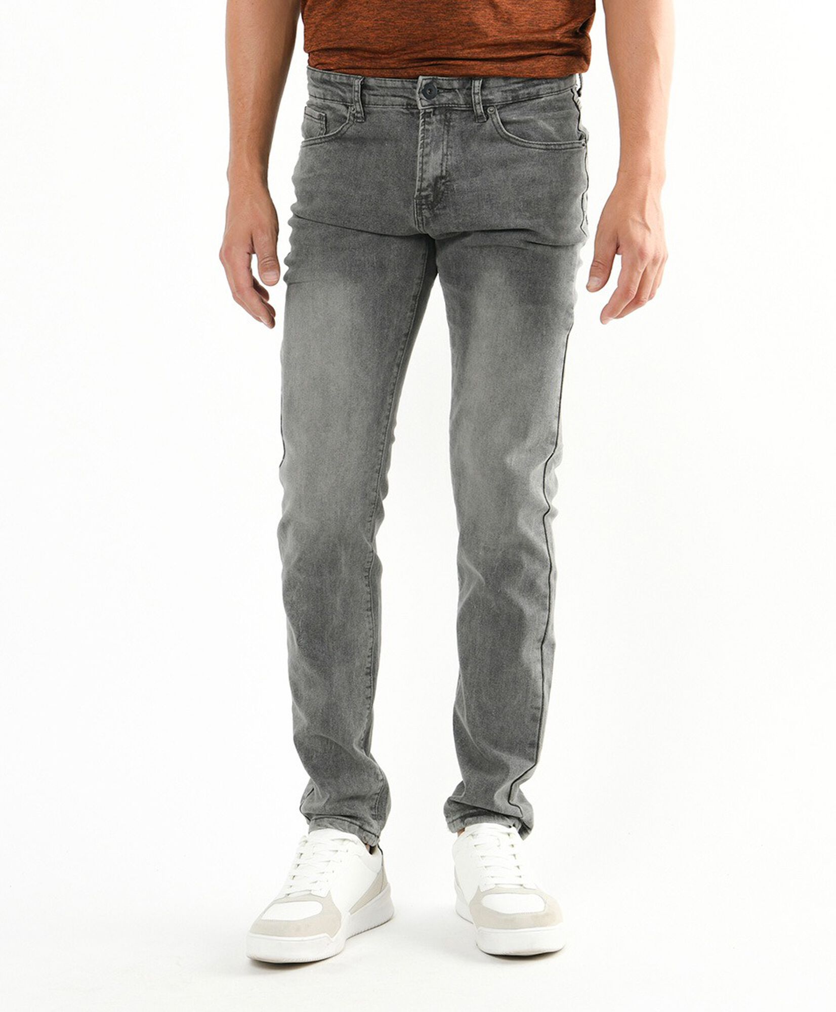Jeans hombre gris skinny fit Jeans hombre gris skinny fit