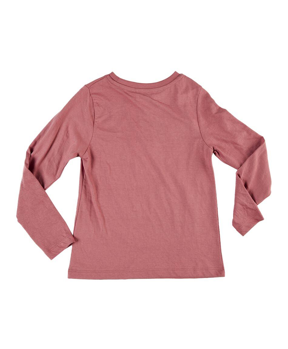 Polera ni&ntilde;a love manga larga