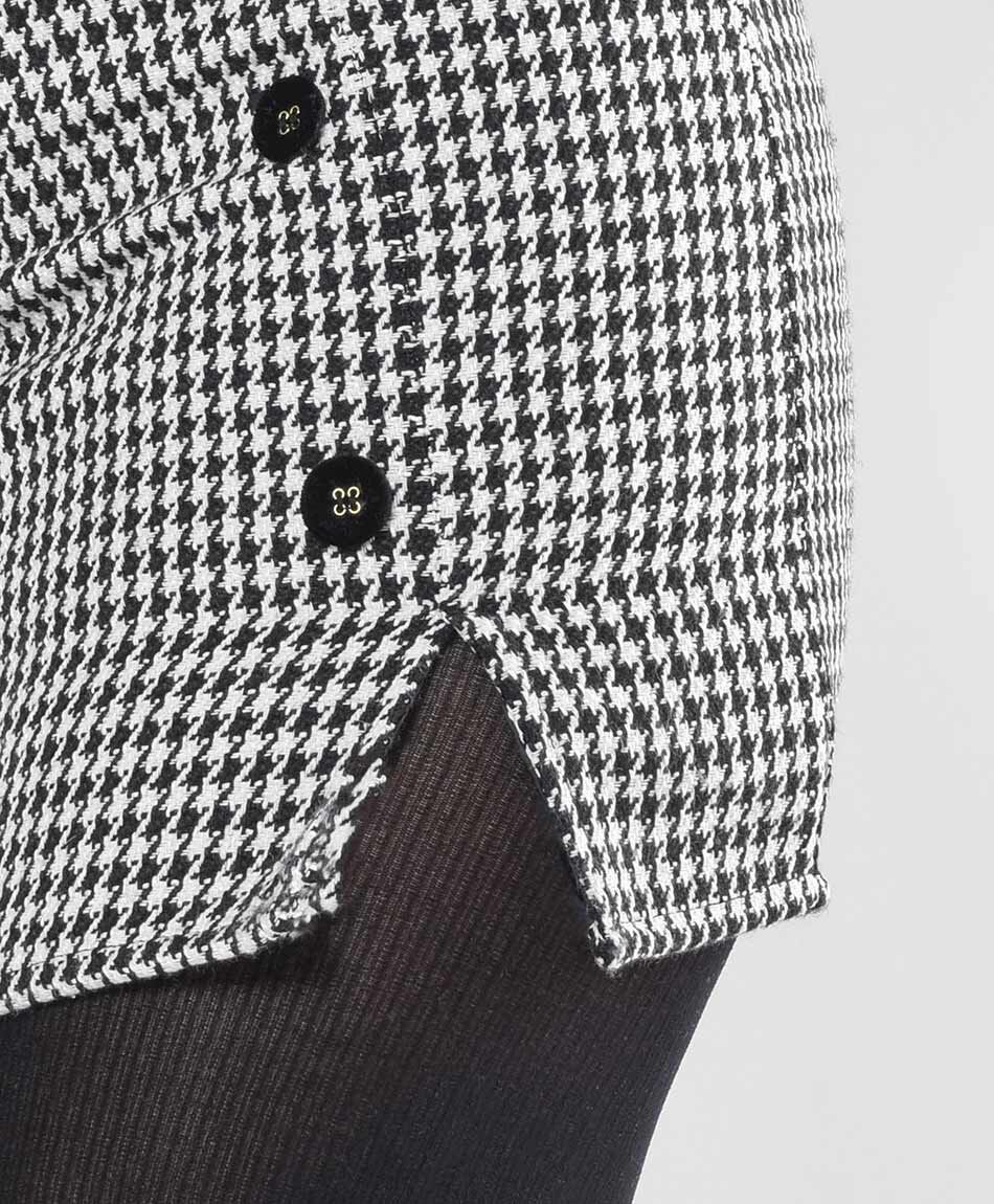 Mini falda mujer pied de poule