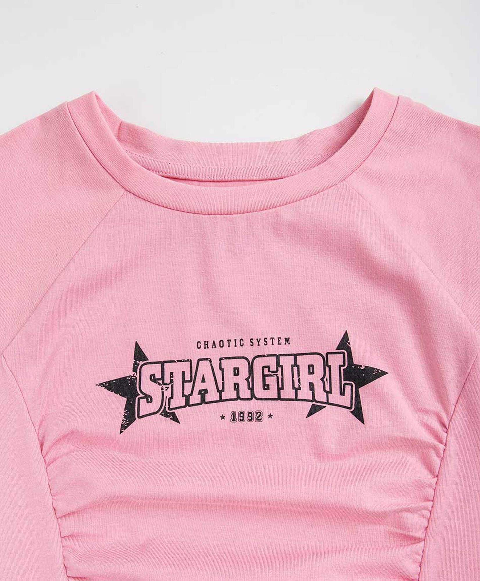 Polera niña rosada stargirl Polera niña rosada stargirl
