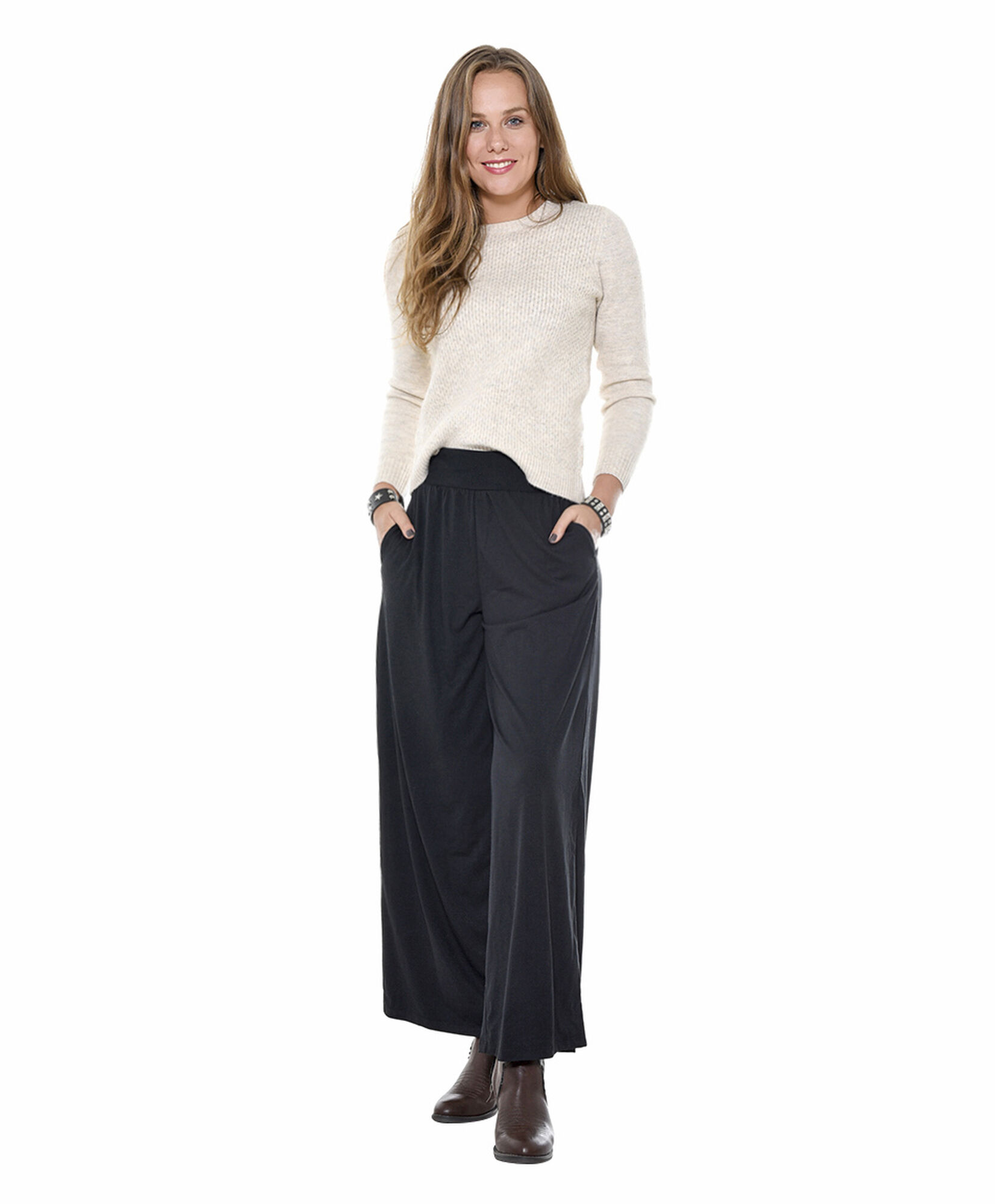 Pantalon flare bolsillo Pantalon flare bolsillo