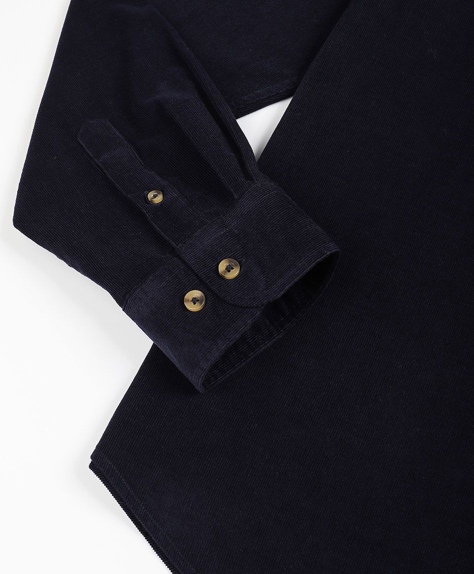 Camisa hombre cl&aacute;sica corderoy azul