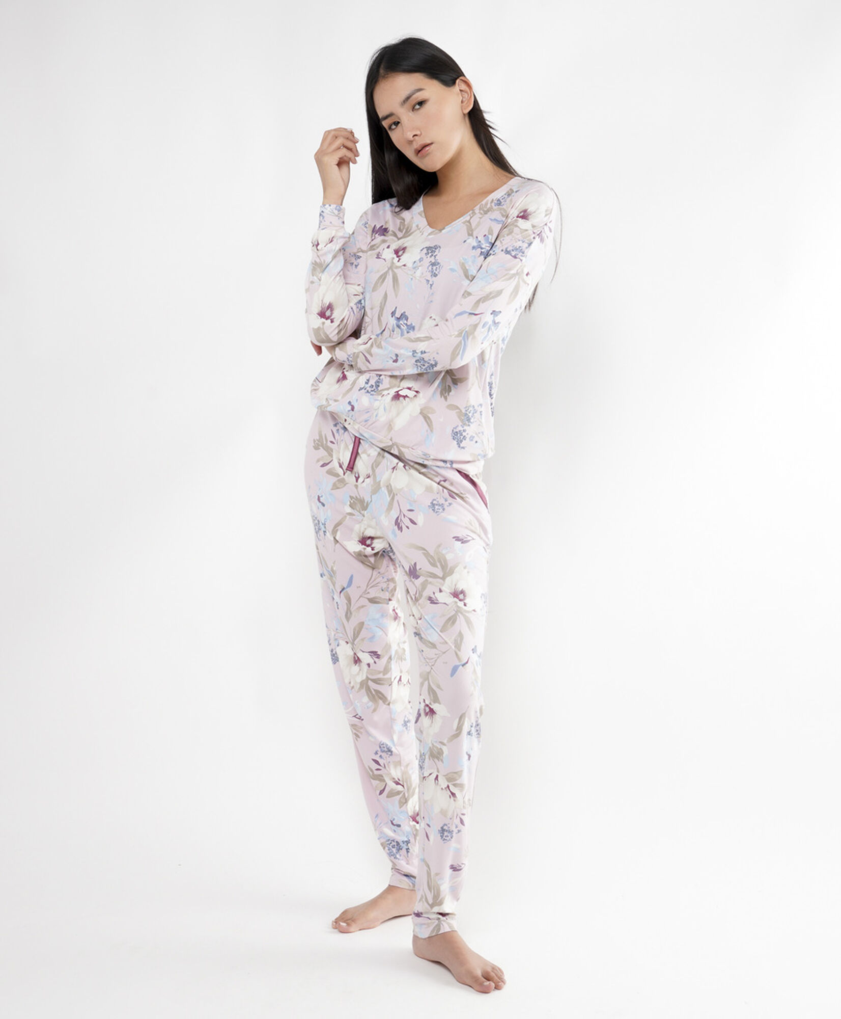 PIJAMA PINK BIG FLOWERS PIJAMA PINK BIG FLOWERS