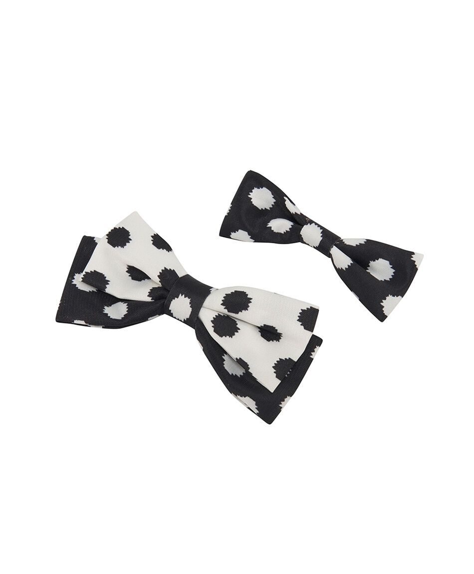 Set 2 pinches mujer cintas bicolor