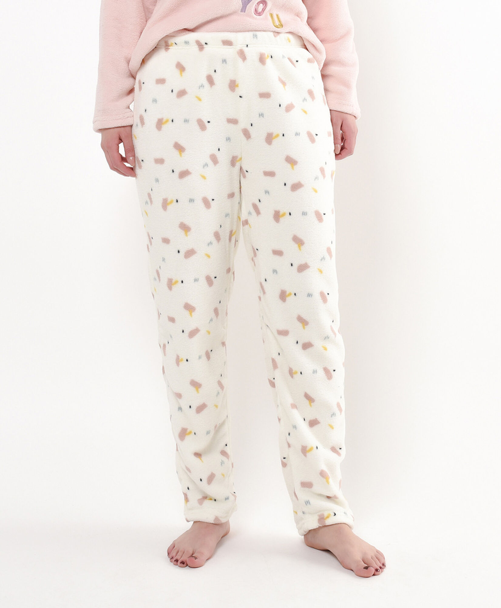 Pijama mujer polar letras y print Pijama mujer polar letras y print