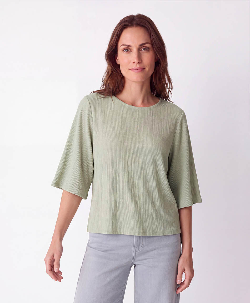 Polera mujer mangas anchas