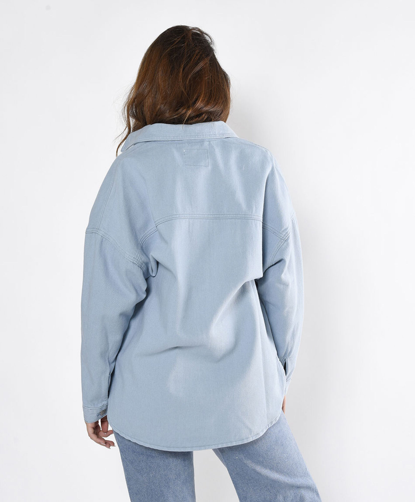 Chaqueta mujer denim bordada Chaqueta mujer denim bordada