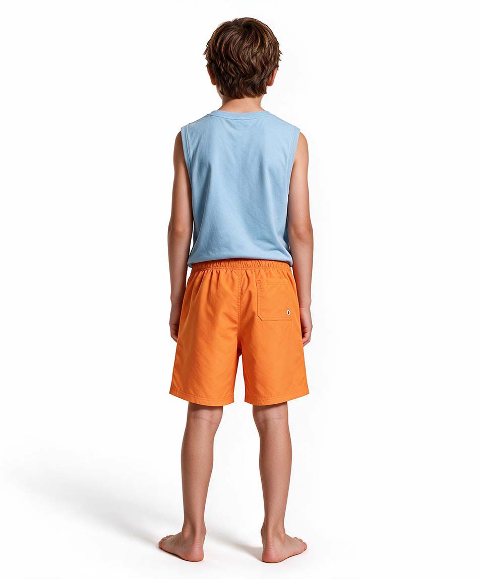 Traje de ba&ntilde;o ni&ntilde;o naranjo