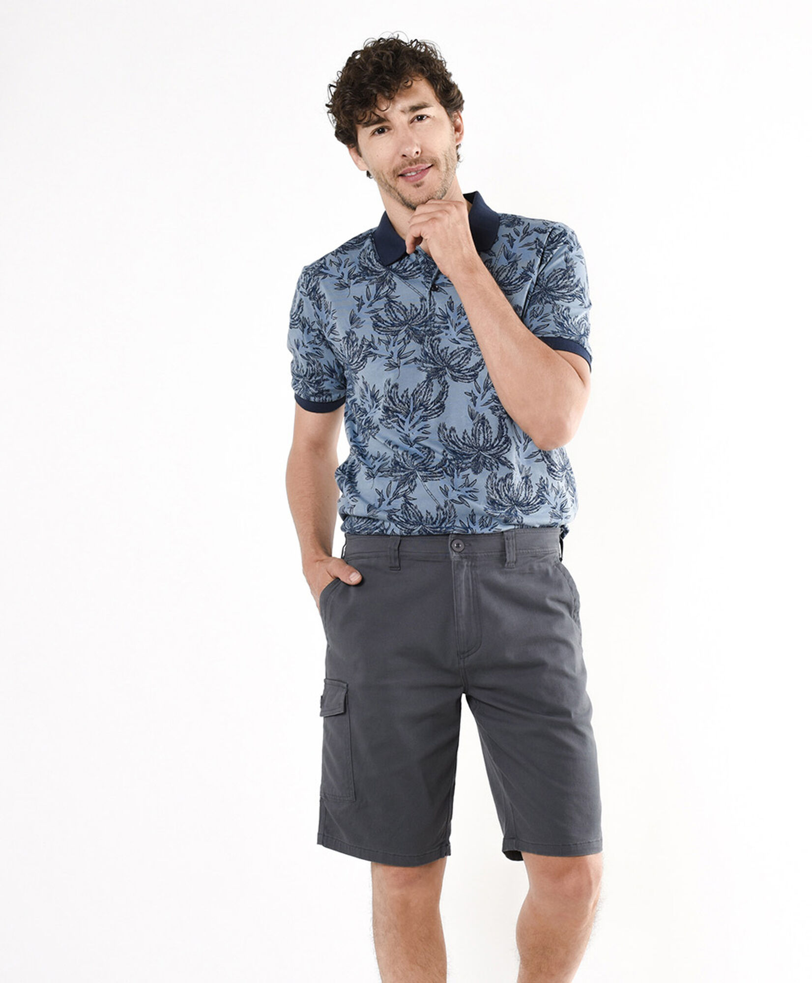 Short hombre cargo gris Short hombre cargo gris