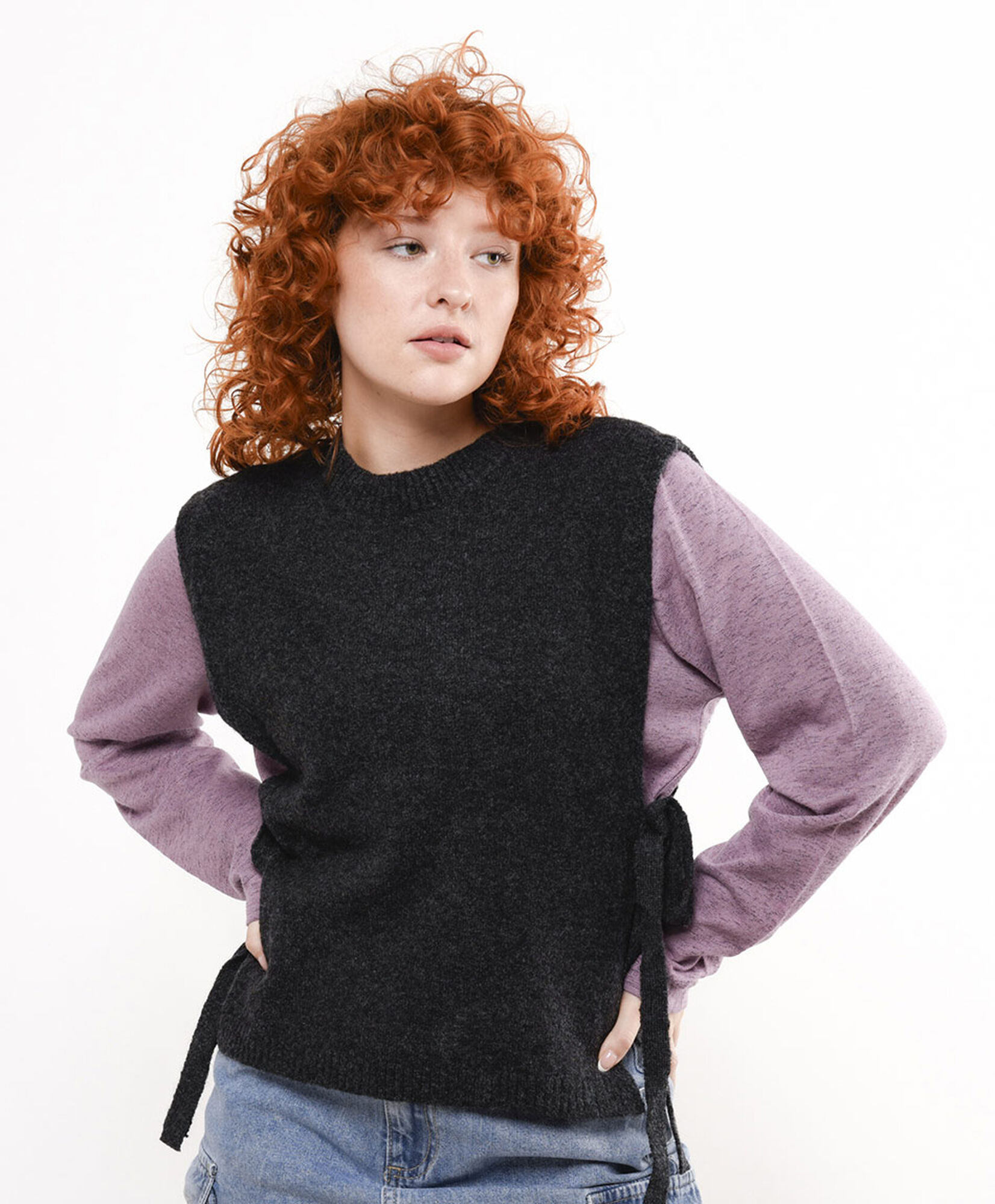 Tejido mujer estilo pinny Tejido mujer estilo pinny