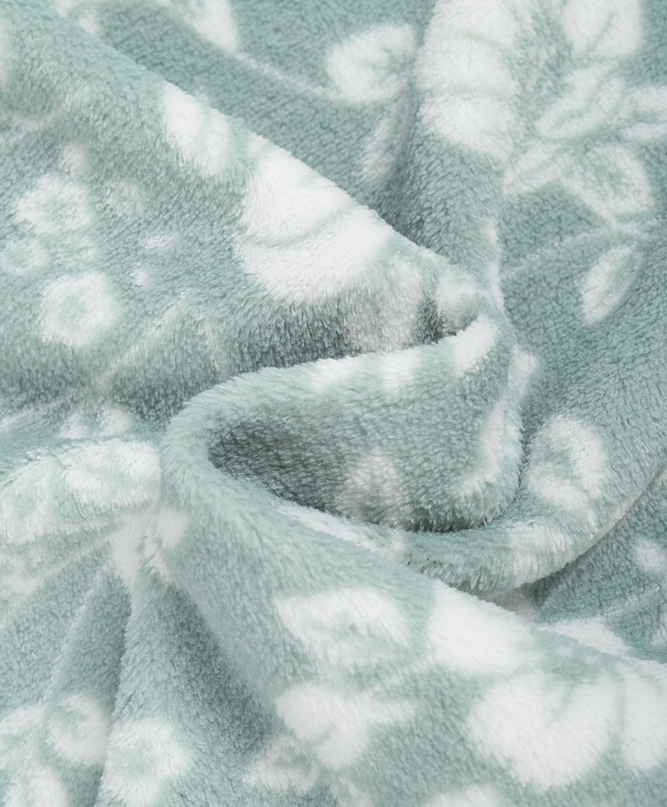 Pijama mujer coral camisero floreado