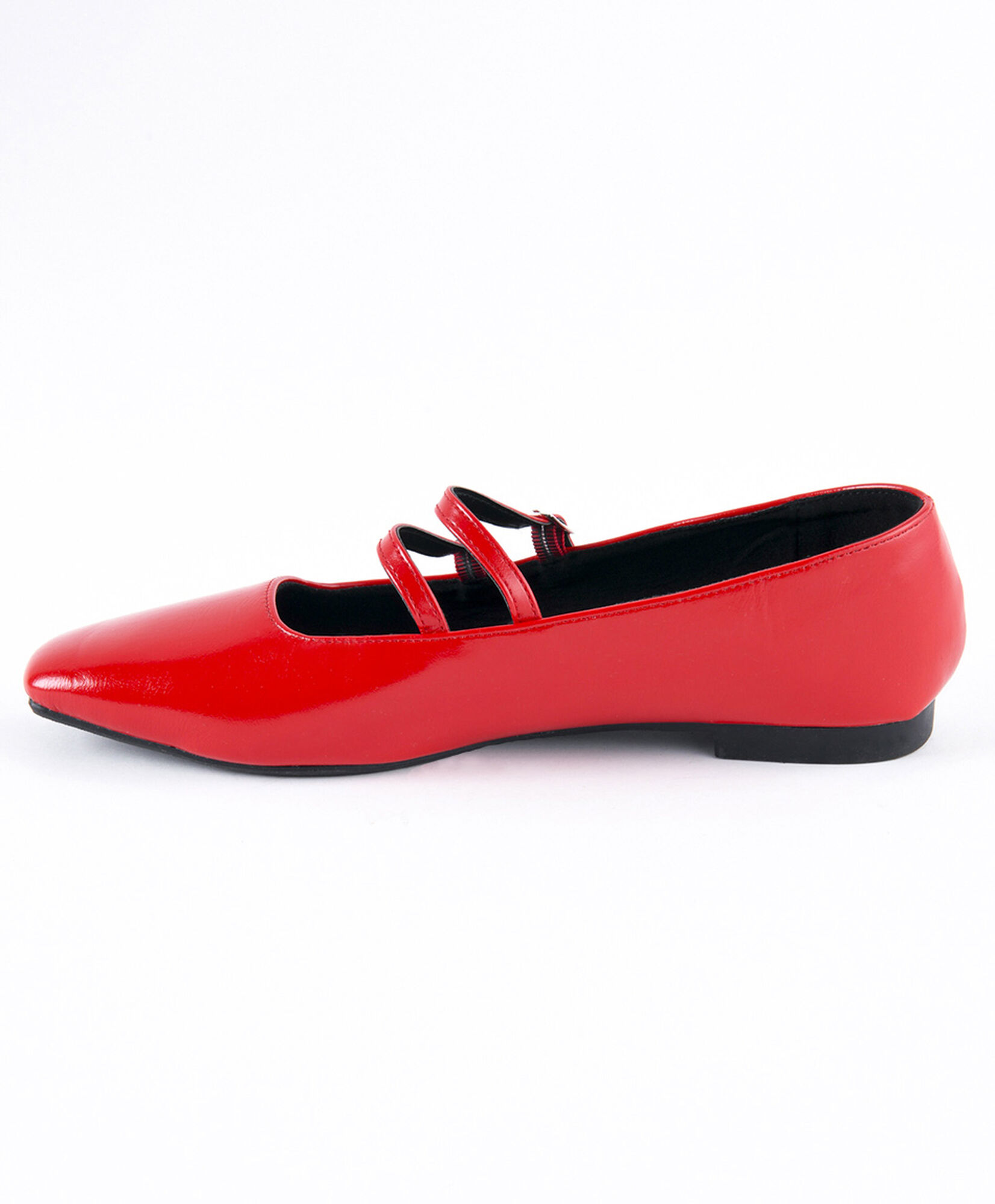 Ballerina mujer roja estilo mary jane Ballerina mujer roja estilo mary jane
