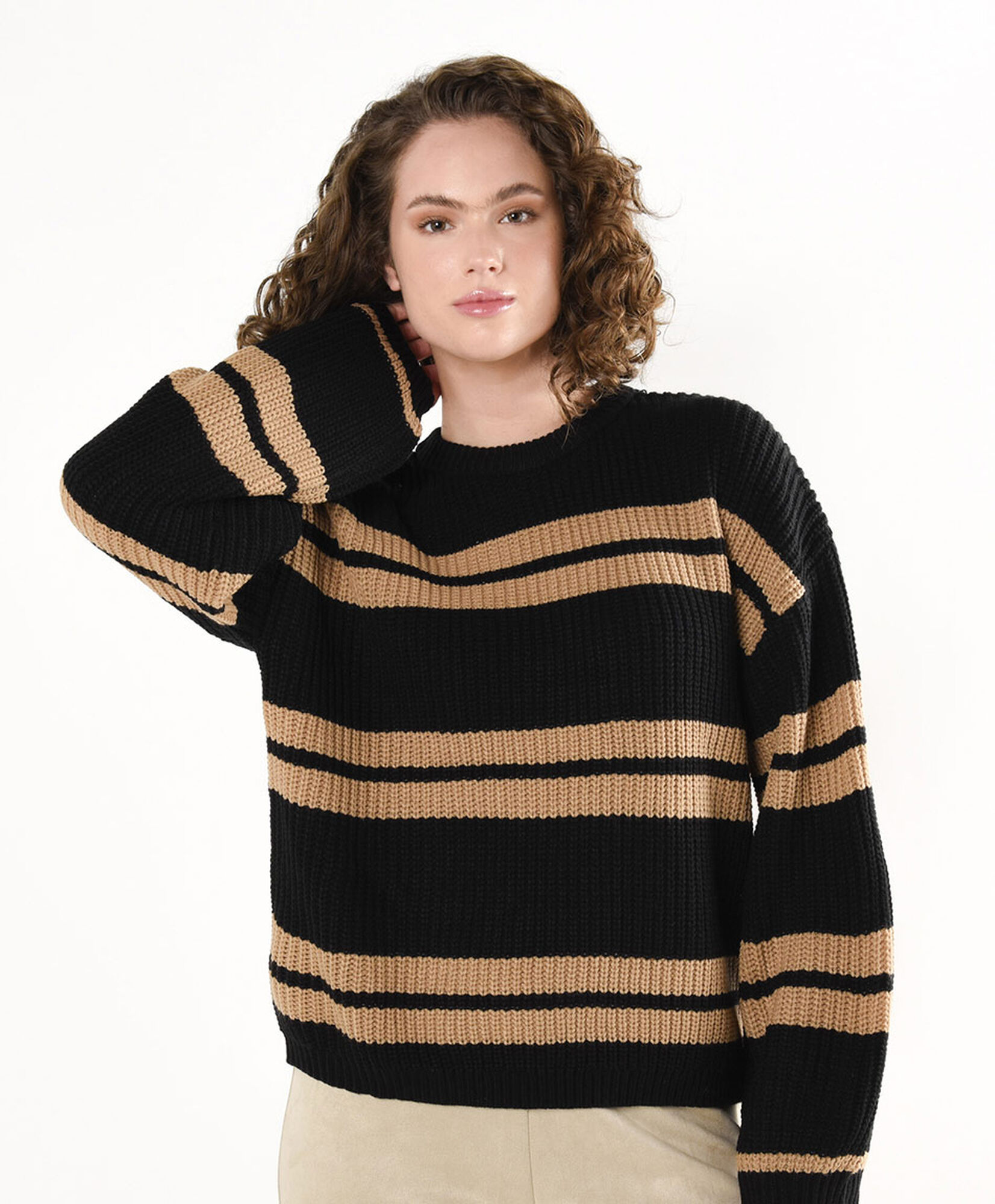 Sweater mujer doble línea Sweater mujer doble línea