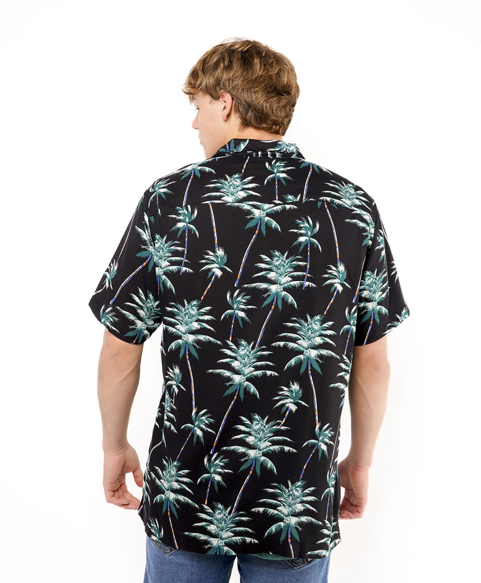 Camisa hombre casual diseño palmeras nevadas Camisa hombre casual diseño palmeras nevadas