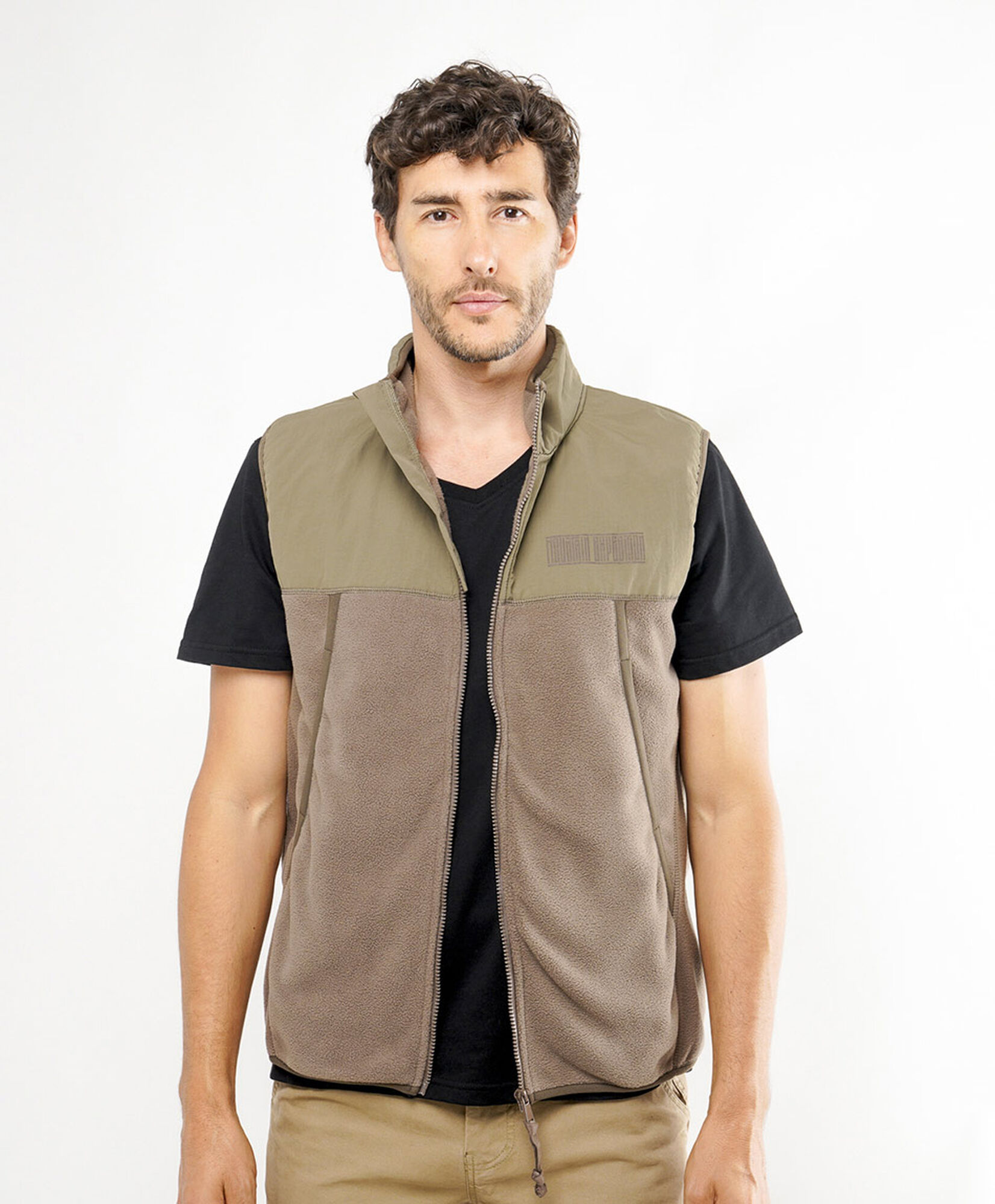 Polar hombre sin mangas maxi bolsillo Polar hombre sin mangas maxi bolsillo