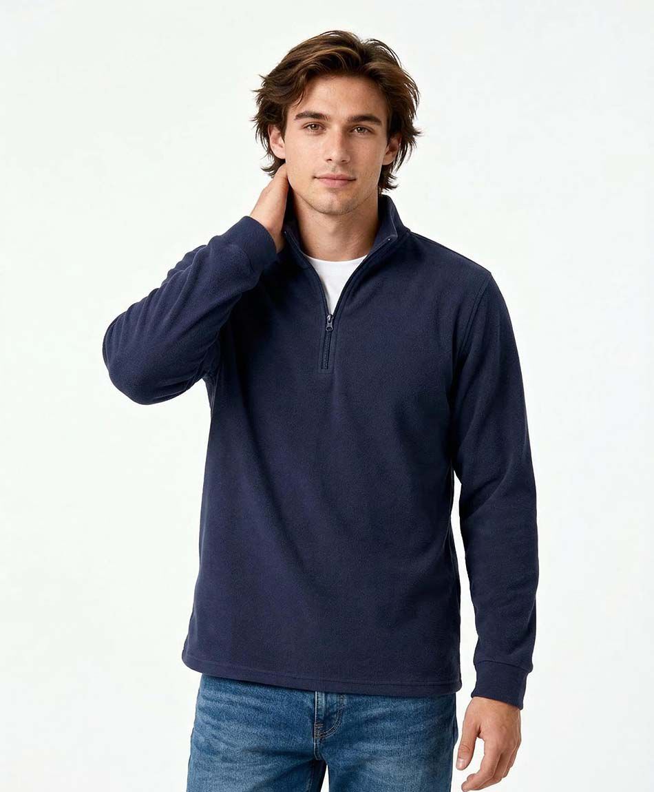 Poler&oacute;n hombre outdoor medio cierre