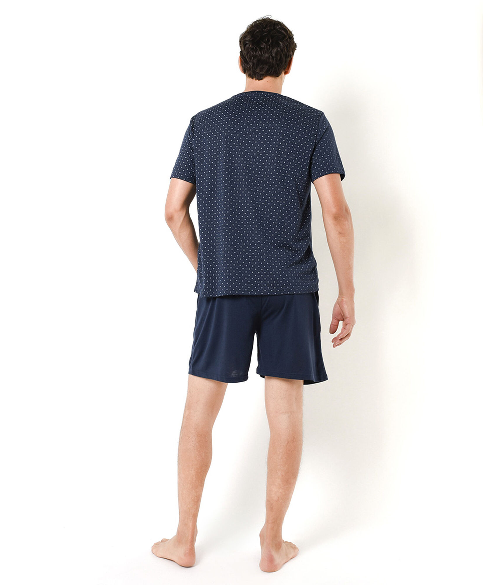 Pijama hombre puntitos botones Pijama hombre puntitos botones