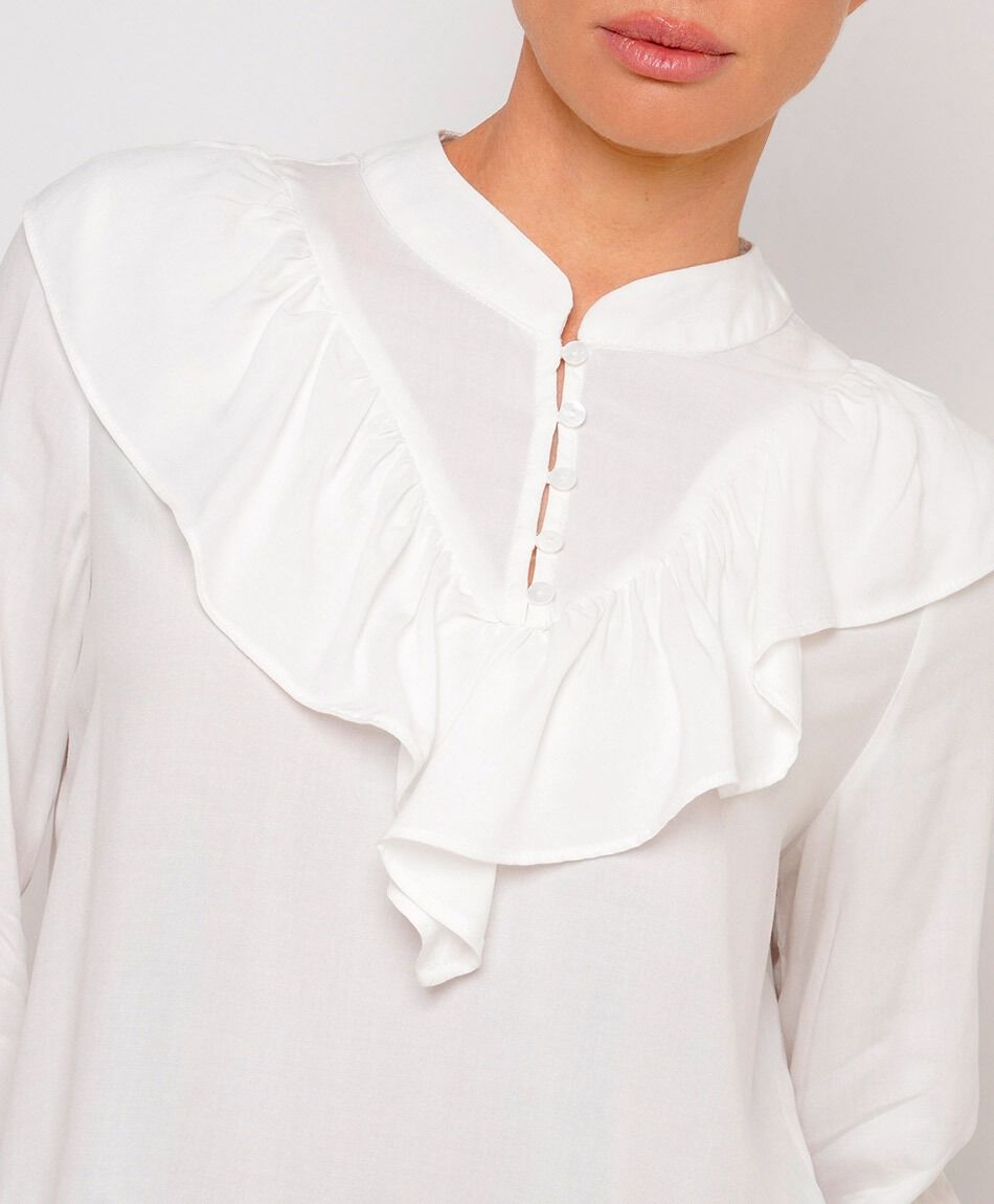 Blusa mujer ligera vuelitos white