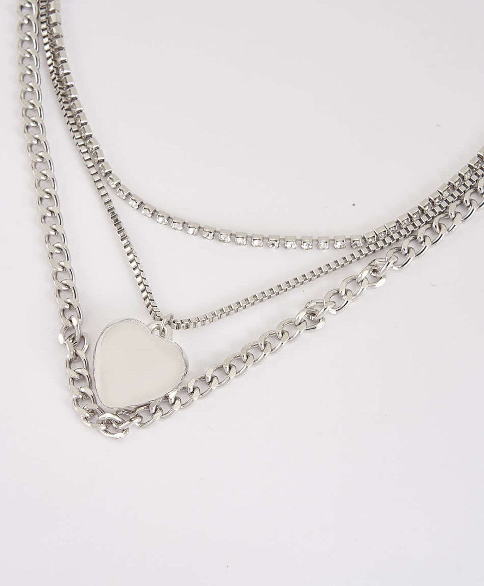 Set aros + collar mujer corazón Set aros + collar mujer corazón