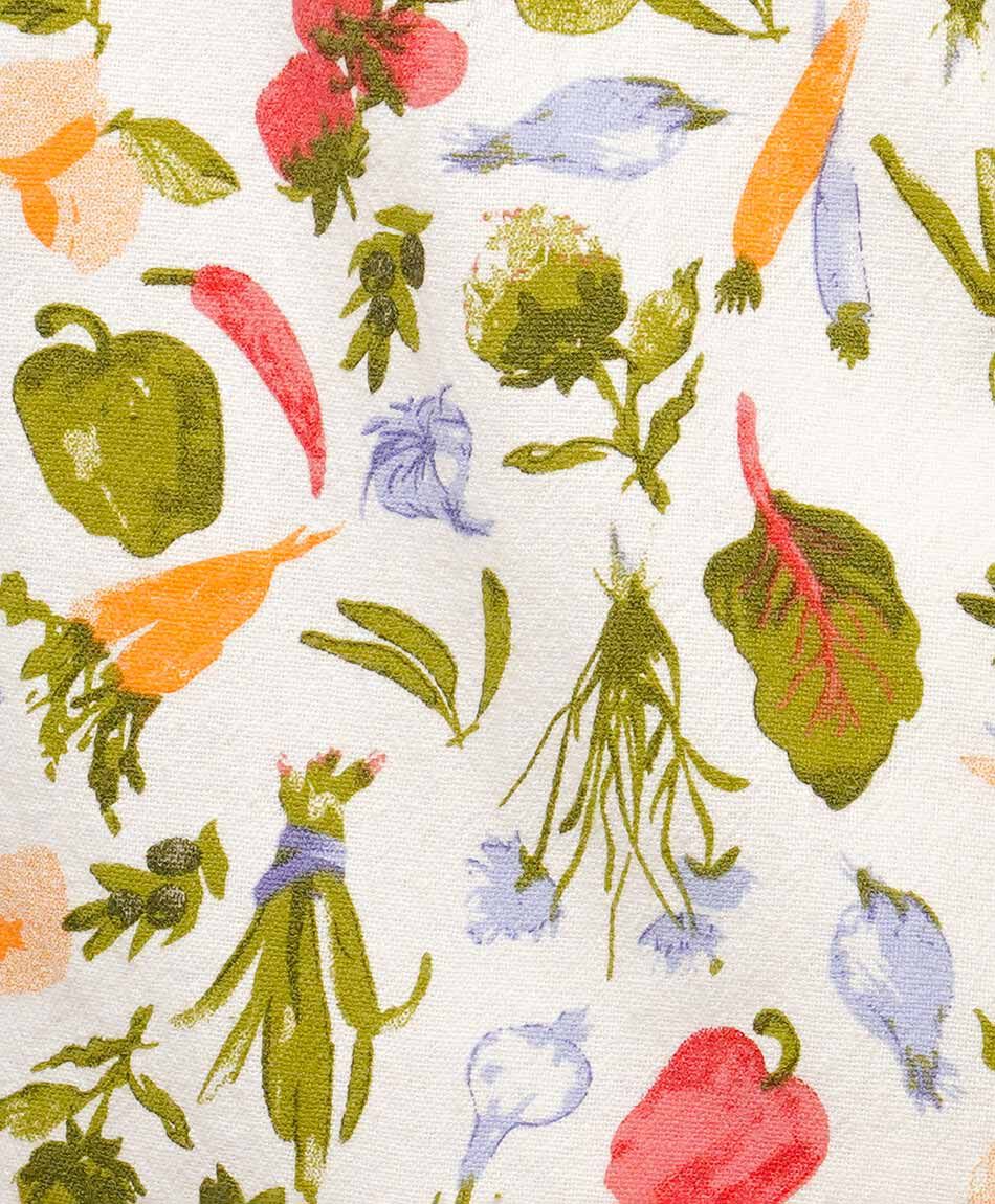 Falda mujer short print verduras