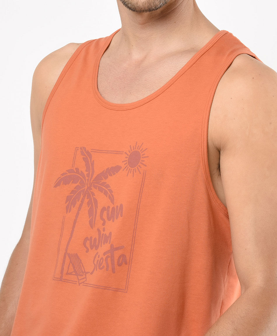 Polera hombre surf sin mangas