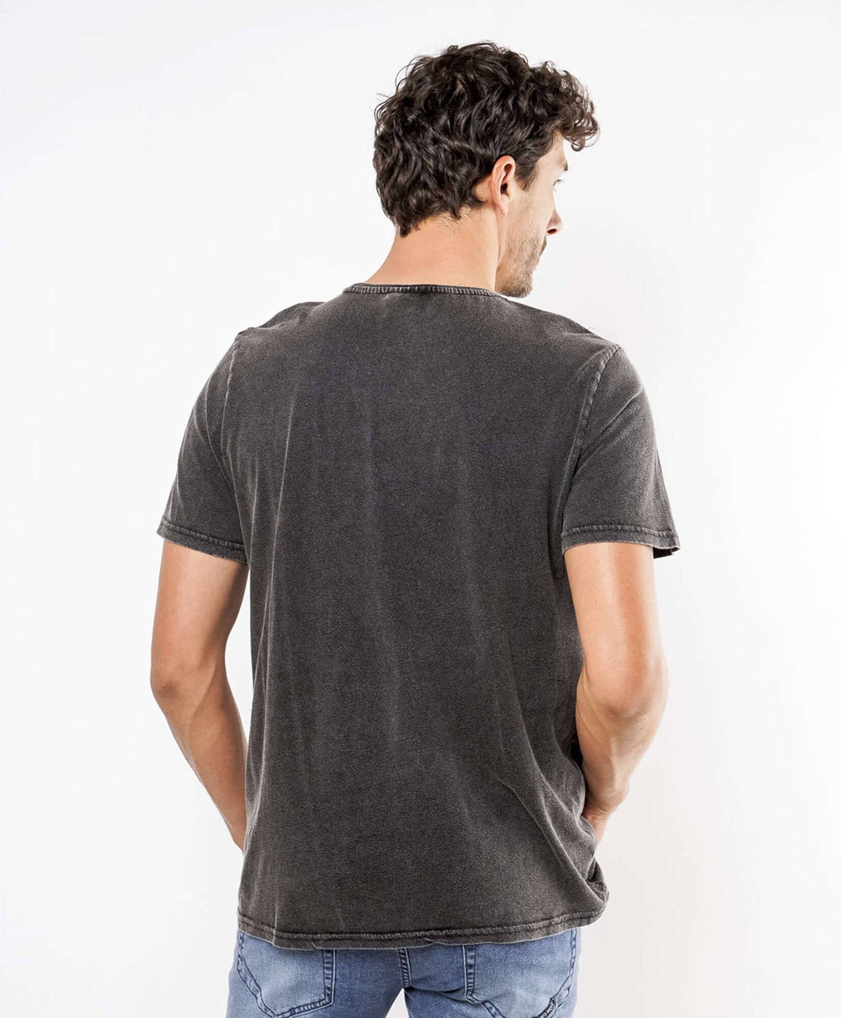 Polera hombre mini palabra Polera hombre mini palabra