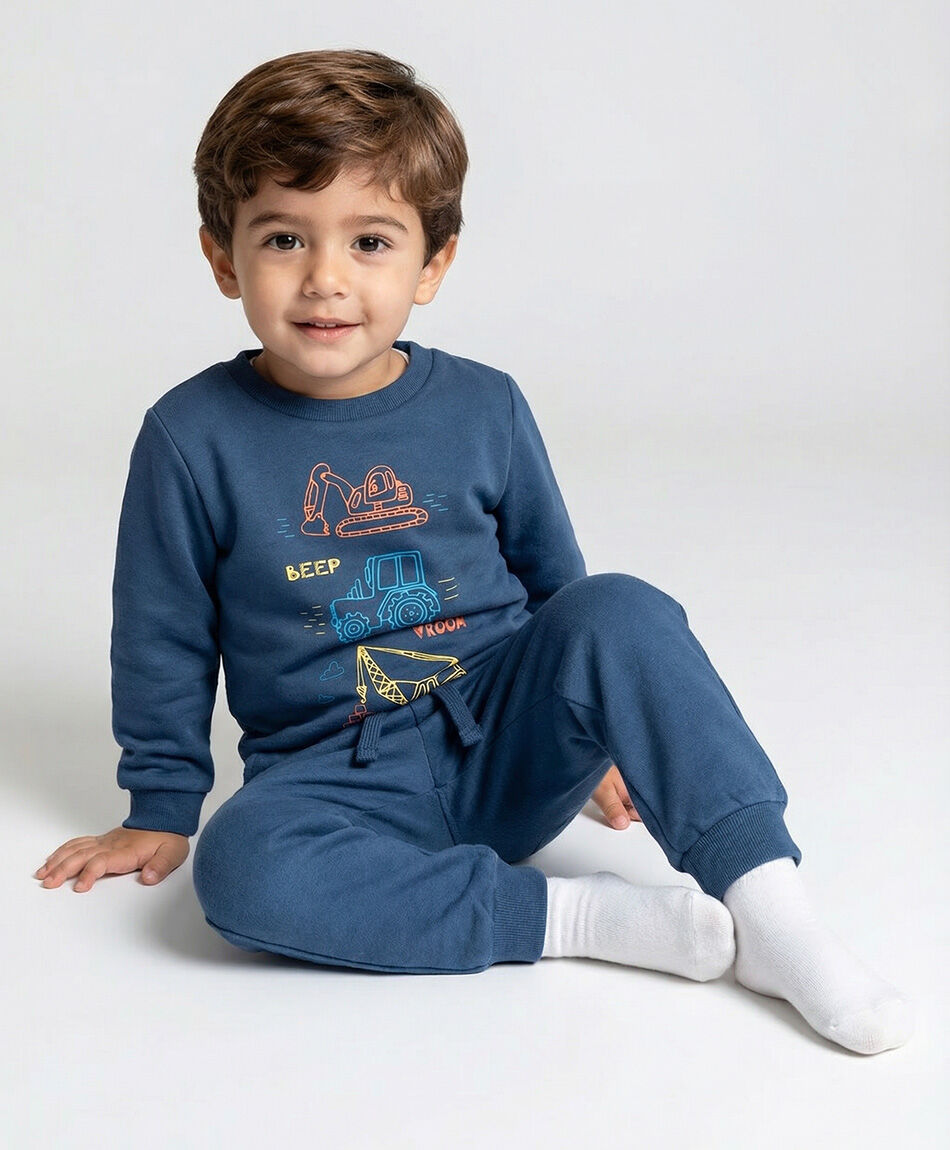 Set buzo beb&eacute; construcci&oacute;n