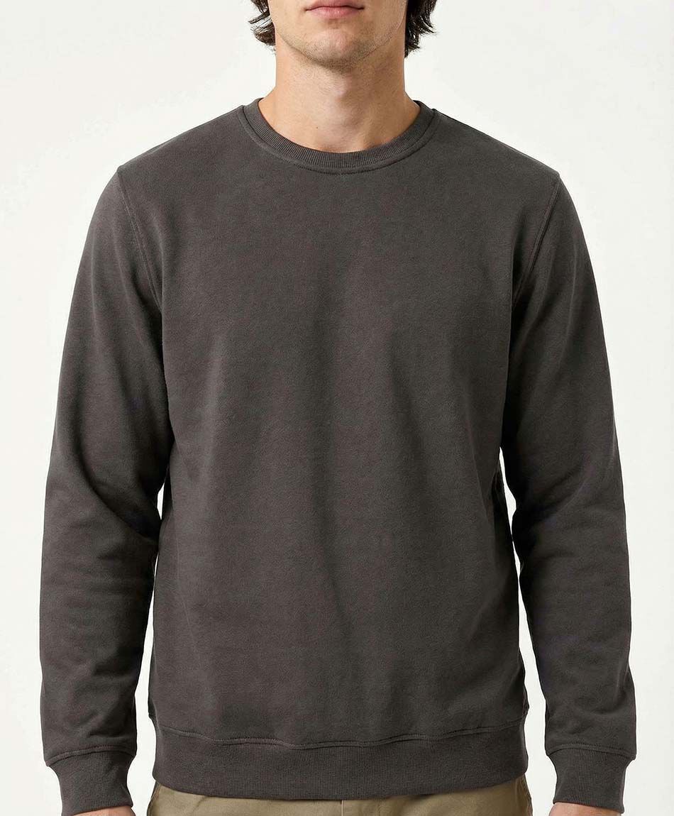 Poler&oacute;n hombre cuello redondo beige