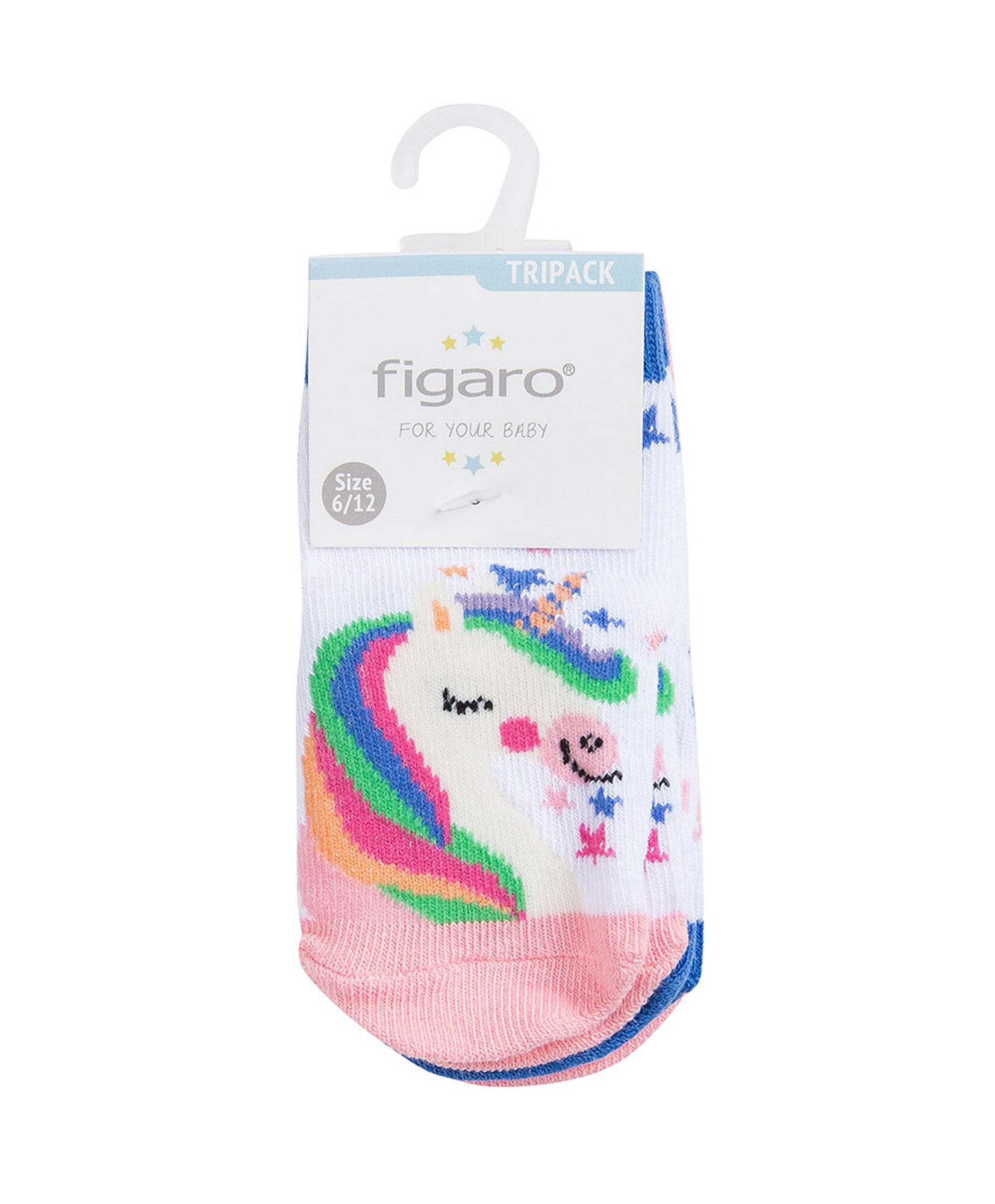 Pack 3 calcetines bebé unicornio Pack 3 calcetines bebé unicornio