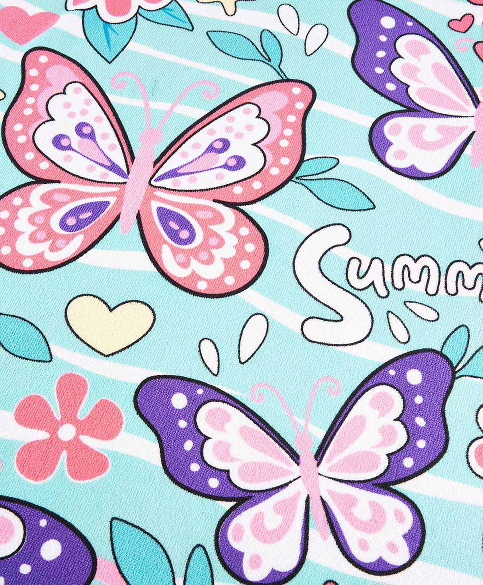 Toalla niña mariposas Toalla niña mariposas