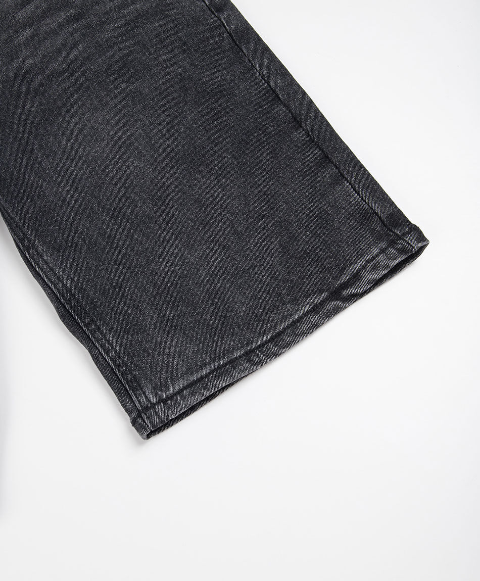 Bermuda hombre denim gris oscuro