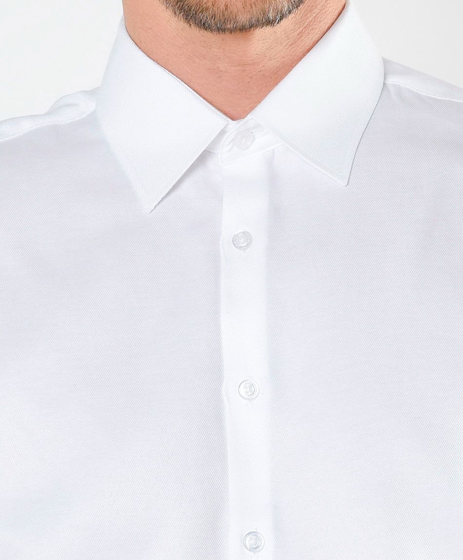 Camisa hombre blanca manga larga