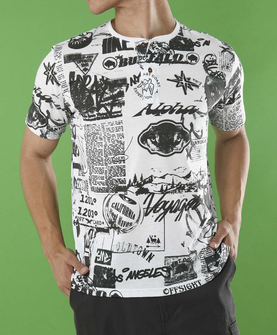 Polera manga corta cuello redondo