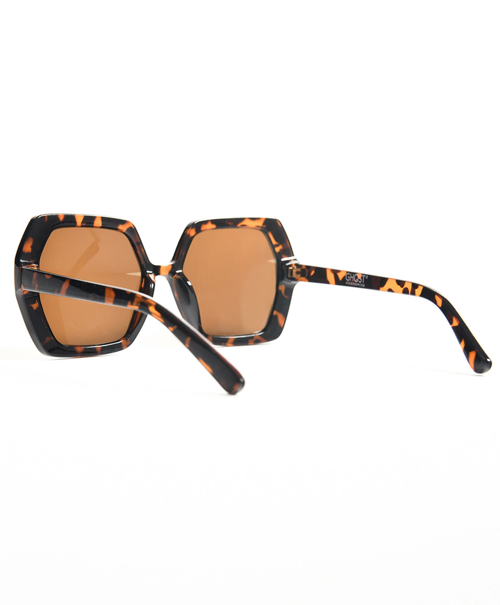 Lentes mujer hexagonal café Lentes mujer hexagonal café