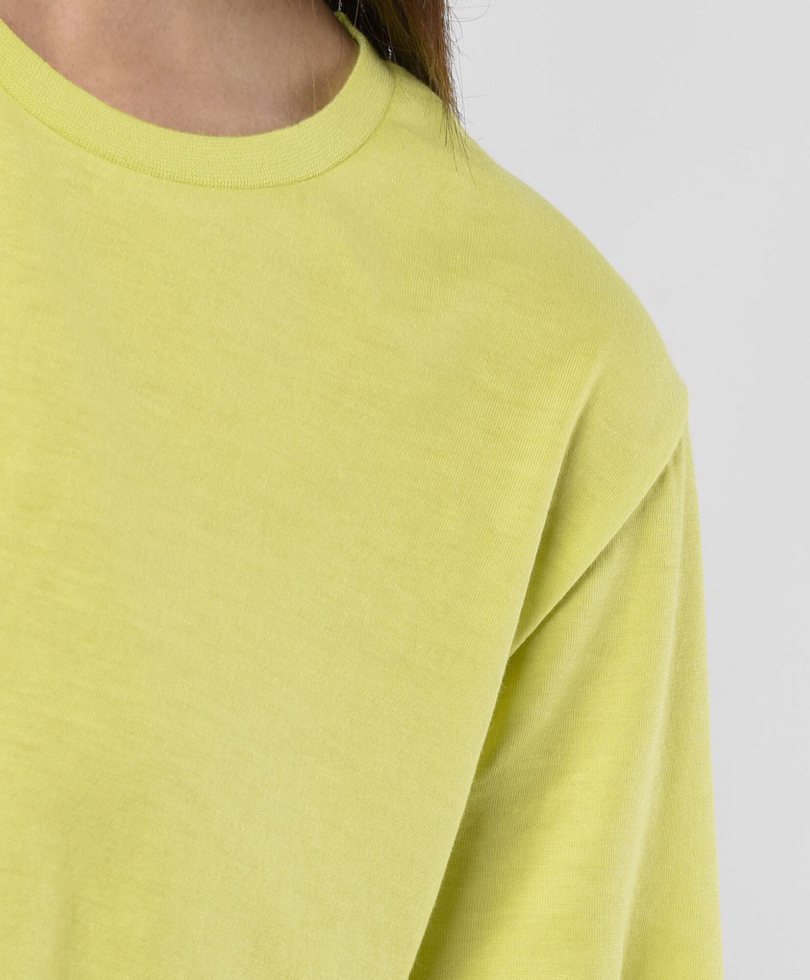 Polera mujer lisa amarilla Polera mujer lisa amarilla