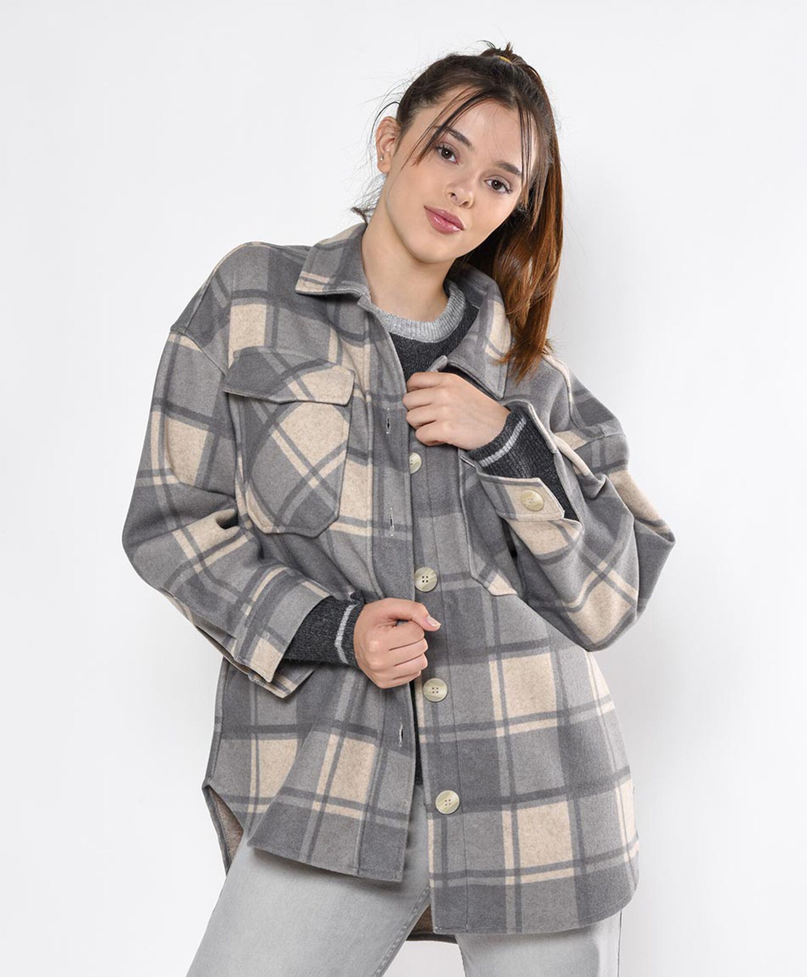 Chaqueta mujer cuadros Chaqueta mujer cuadros