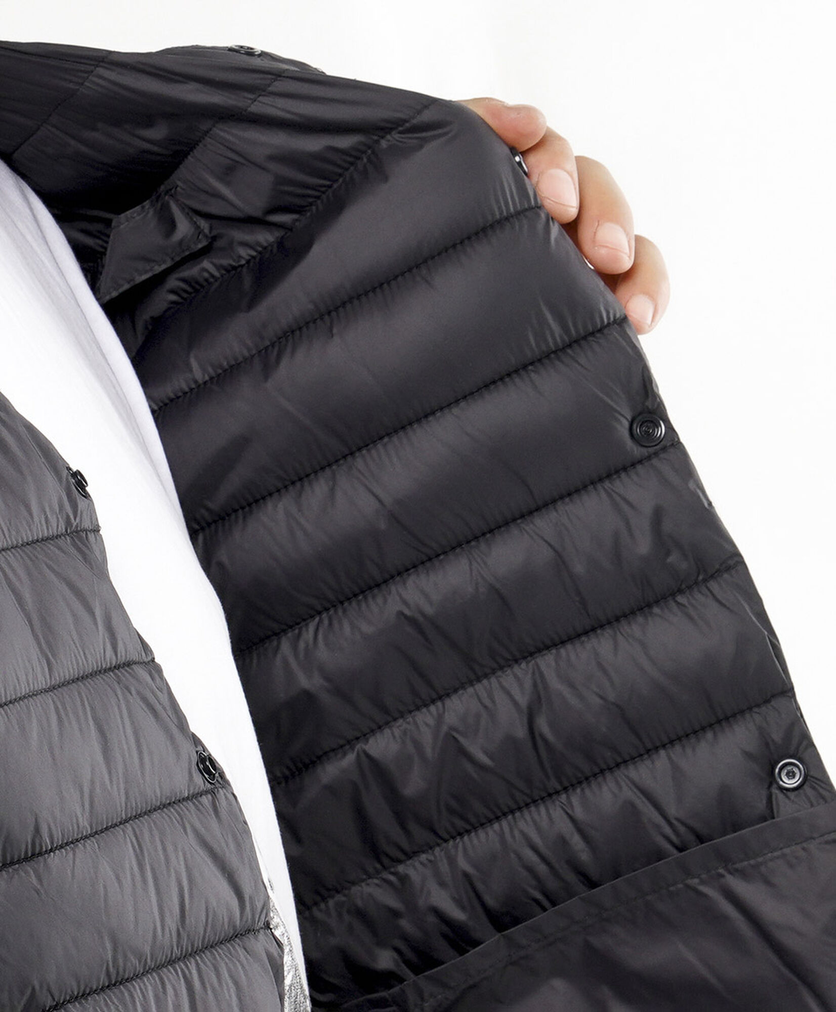 Parka hombre sin mangas acolchada Parka hombre sin mangas acolchada