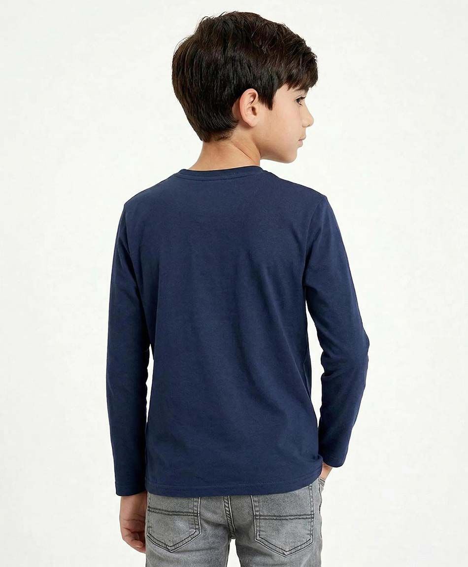 Polera ni&ntilde;o estampado de carreras