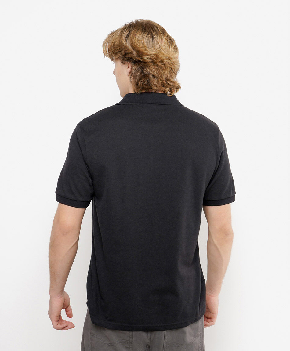 Polera hombre lisa cuello piqu&eacute;