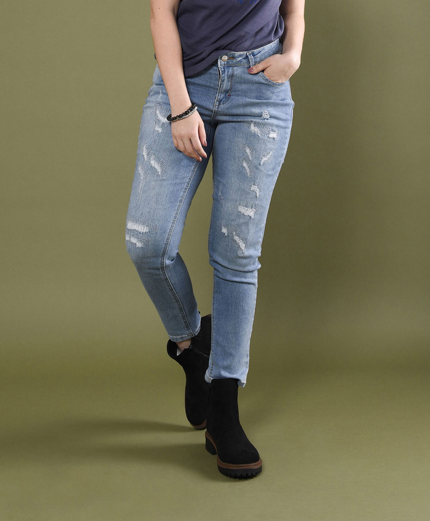 Jeans mujer destroy skinny fit Jeans mujer destroy skinny fit