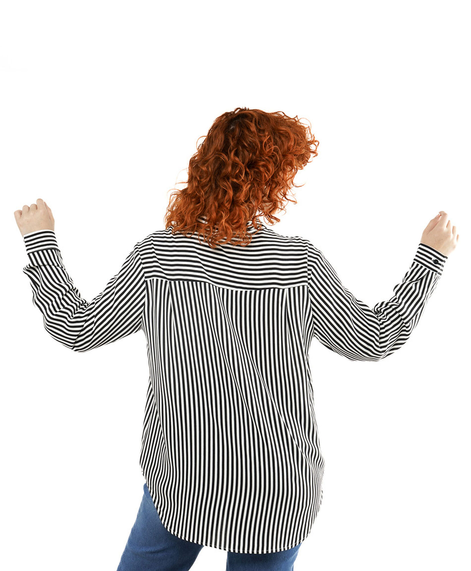Blusa mujer líneas bicolor Blusa mujer líneas bicolor
