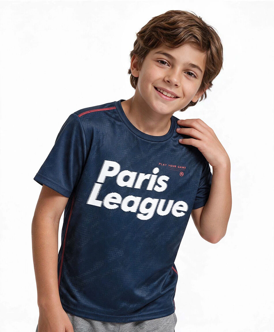 Polera ni&ntilde;o f&uacute;tbol paris league
