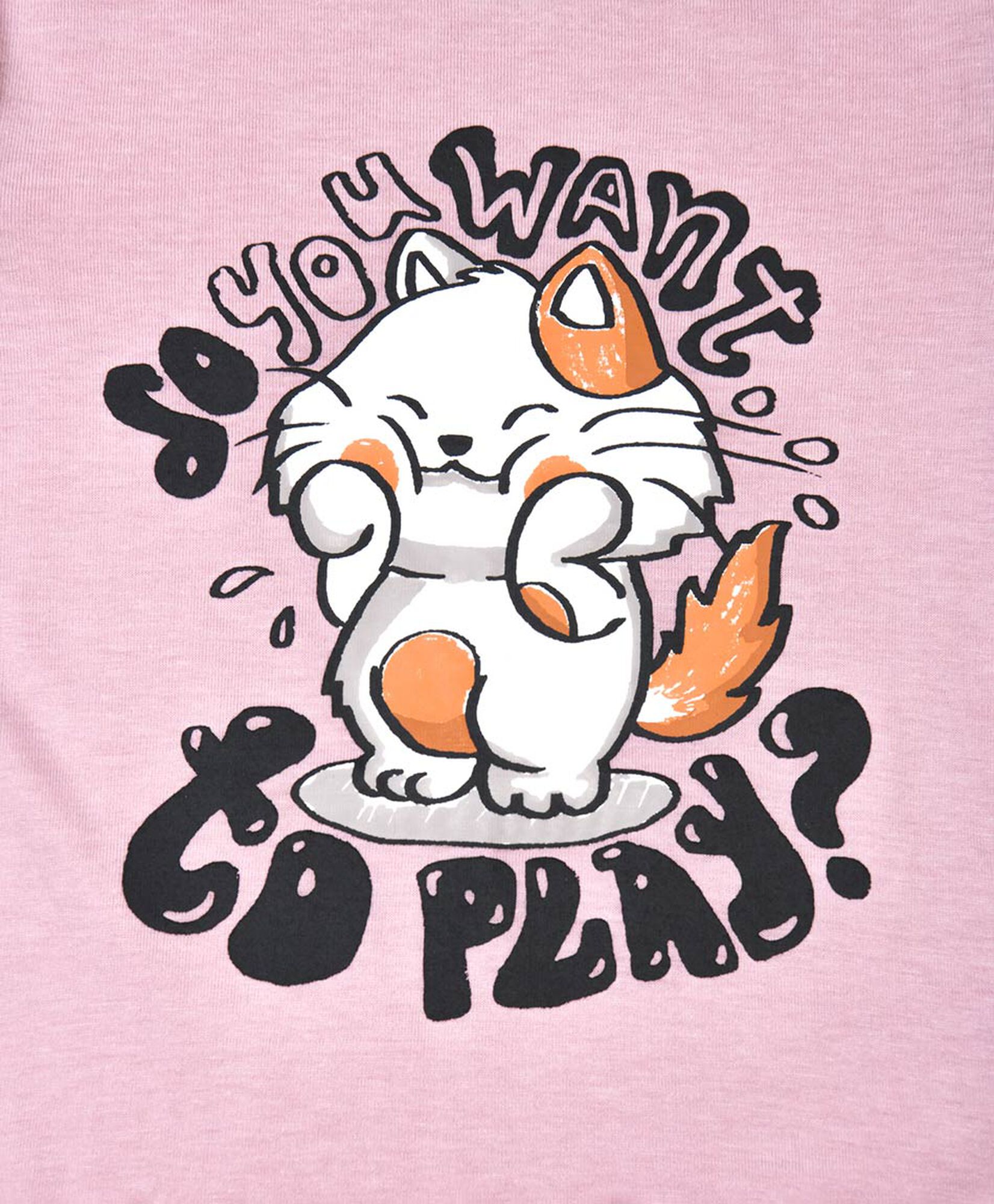 Polera niña gatito bicolor Polera niña gatito bicolor